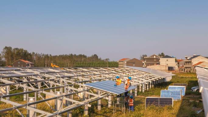 新农村太阳能光伏组件安装延时