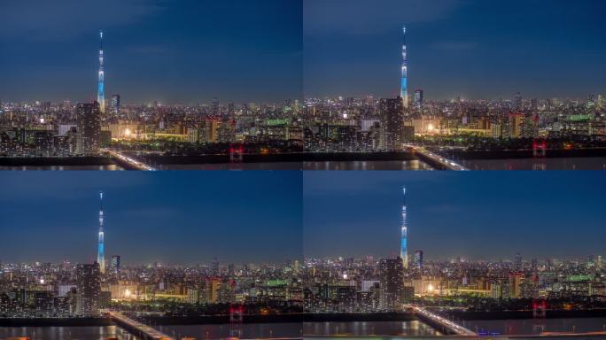 日本东京夜景日本东京夜景