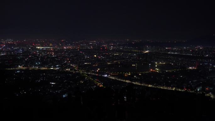 泉州大景南台岩看泉州市区夜景