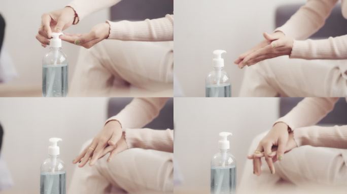 冠状病毒：用洗手液洗手
