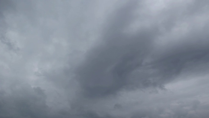 4k延时暴风雨来临阴云密布的天空