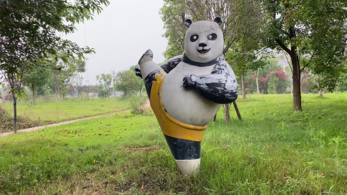 功夫熊猫雕塑2（4K）