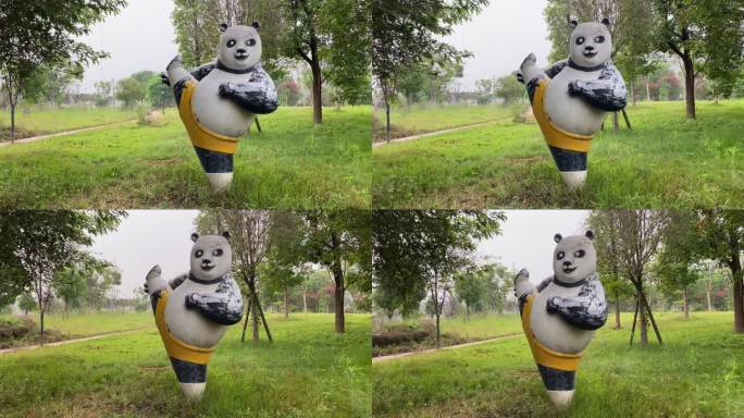 功夫熊猫雕塑2（4K）