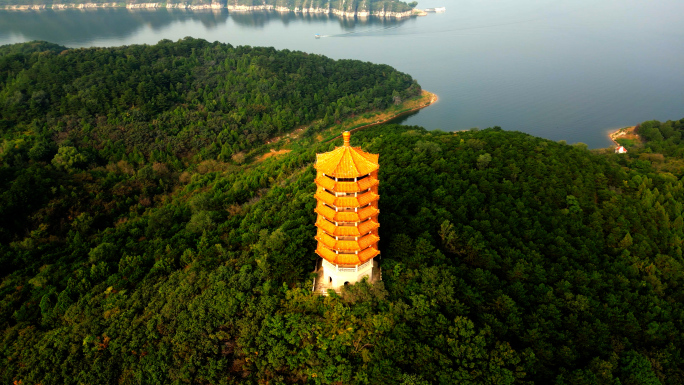 北京平谷金海湖航拍