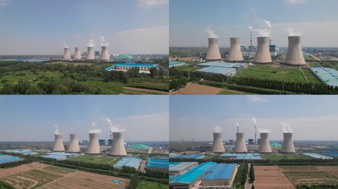 发电厂 大烟囱 环境污染