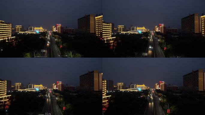 山西运城河东东街夜景