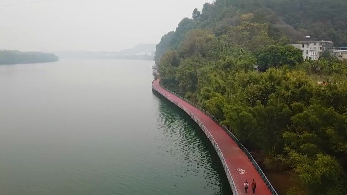 柳州环江滨水大道自行车工程