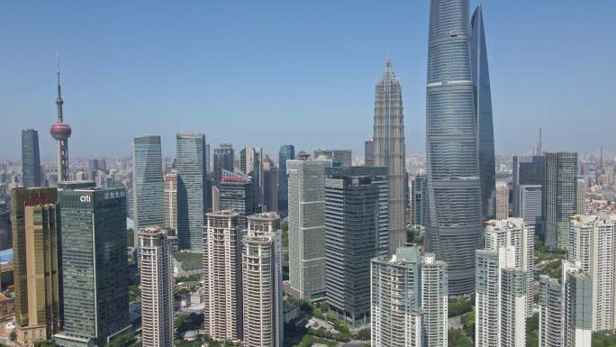 「原创4K」2022航拍上海城市空镜