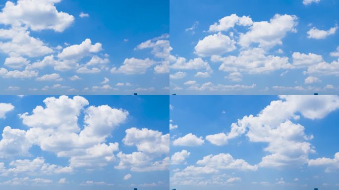 【4K天空】原创蓝天白云延时天空3211