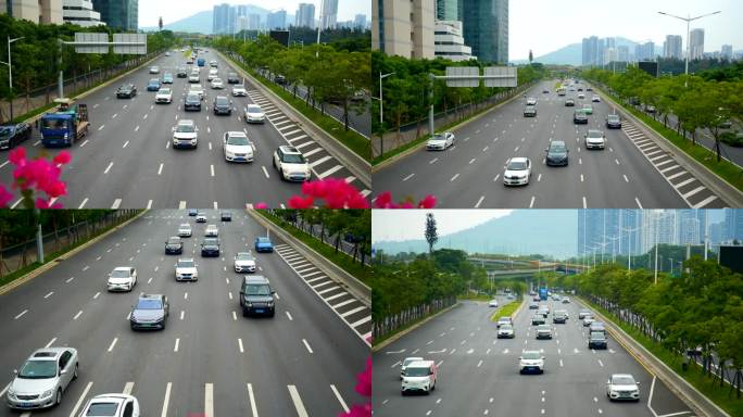 深圳城市车流高峰