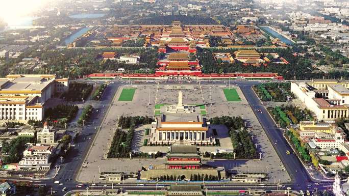 北京天安门广场航拍