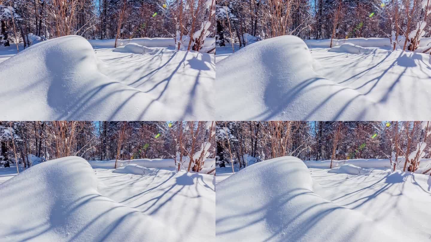 冬季 雪野 长白山 冰雪世界