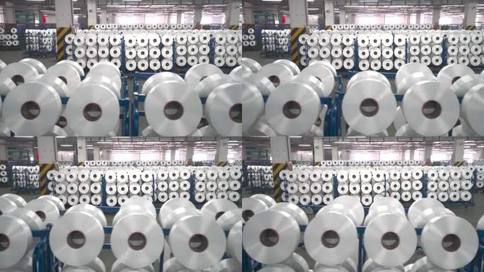 纺织工厂原料涤纶锦纶