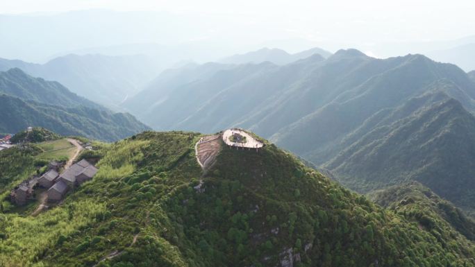 湖南郴州回龙山航拍