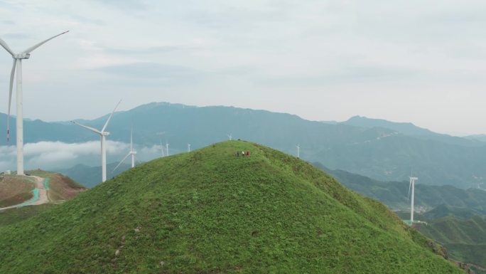 湖南郴州白阜岭航拍