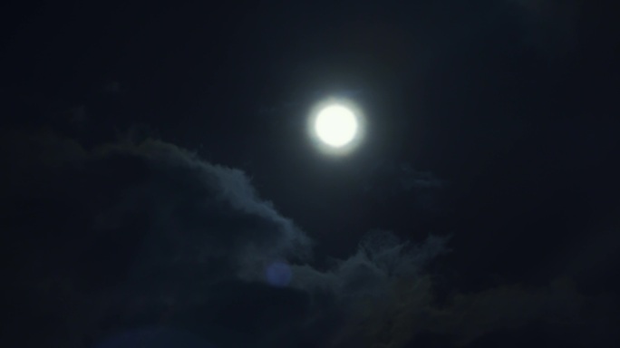 月亮 月亮升空 月亮延时 夜晚空景