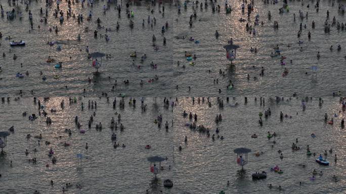 4K原素材—奉贤碧海金沙海滨浴场