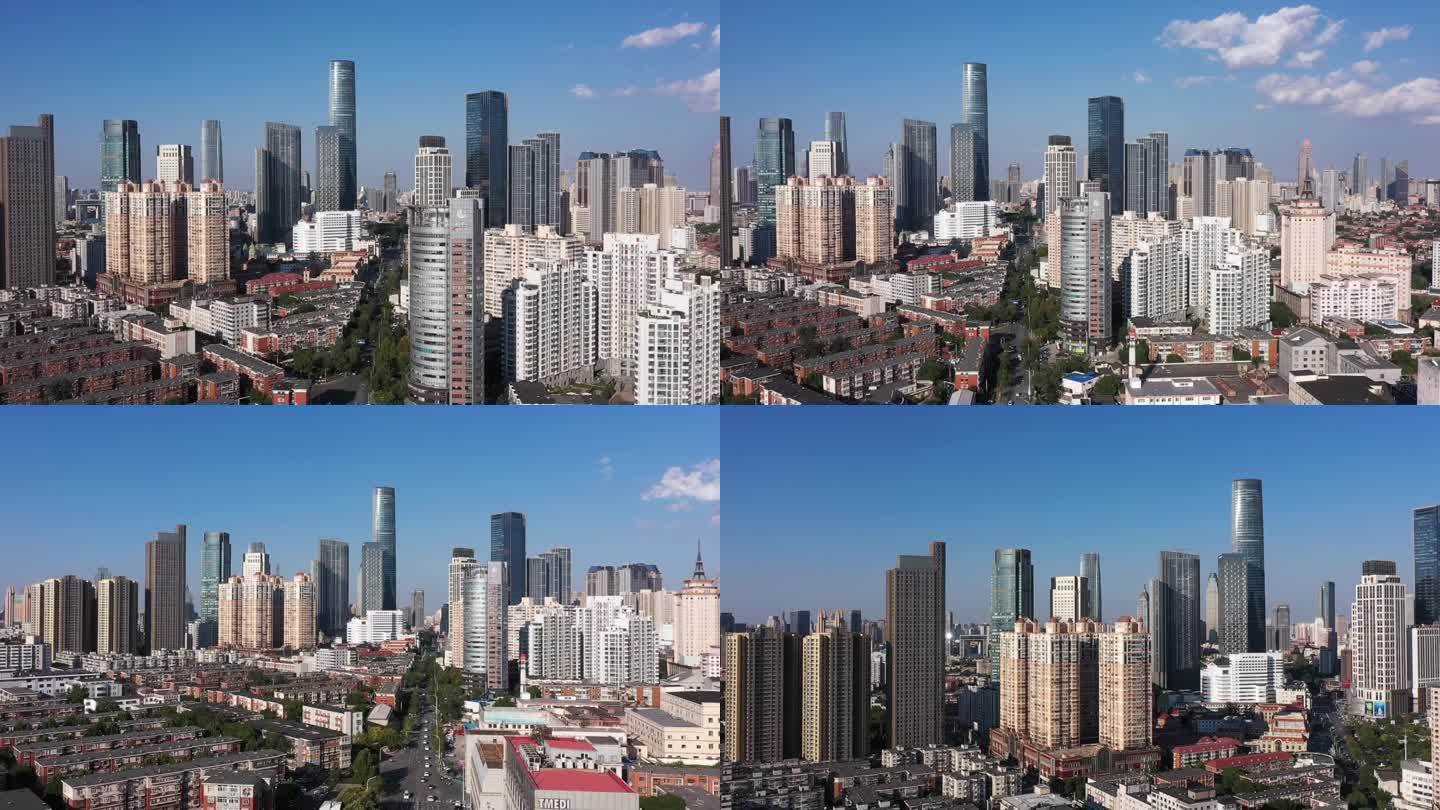 天津城市建筑 天津高楼 天津发展宜居城市
