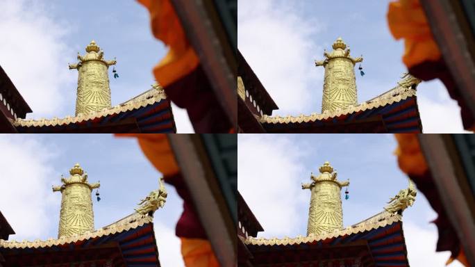 西藏林芝桃花节航拍