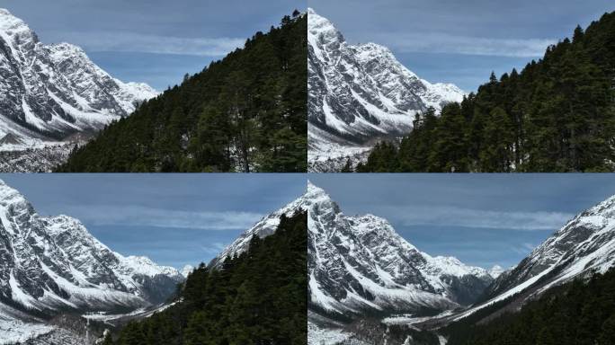 西藏林芝波密嘎瓦龙雪山