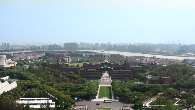 宁波大学外景航拍