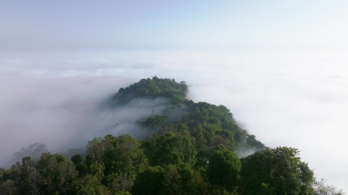 【5K】景迈山云海航拍，景迈山风光航拍