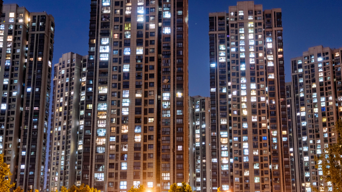 万家灯火 城市灯光夜景