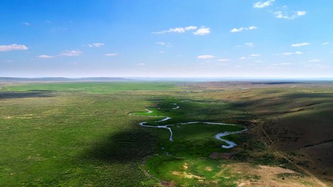 内蒙古地貌航拍