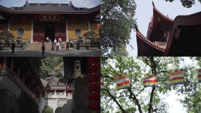 杭州法喜寺游客香客4k