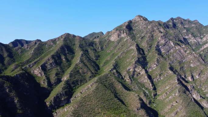 [4K]航拍素材.北京百里画廊上奶山村