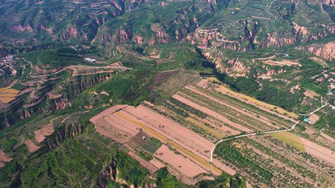 4k航拍山区大山自然风光生态环境A