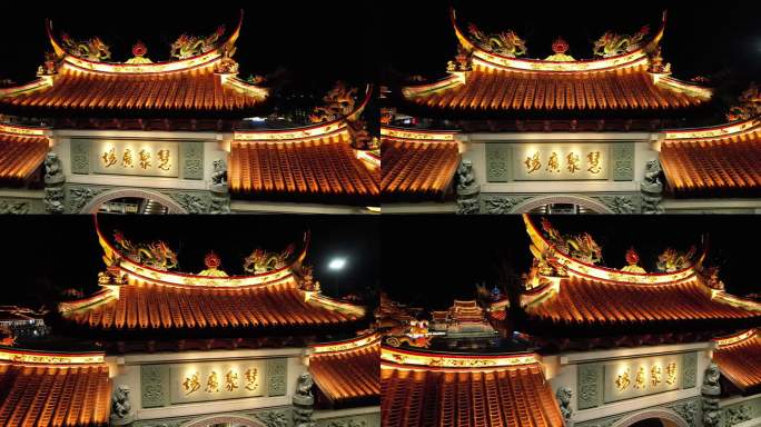 慧聚寺夜景原素材