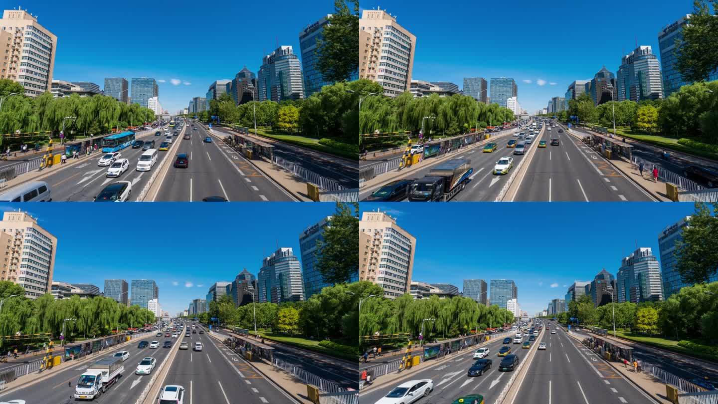 北京城市道路车流