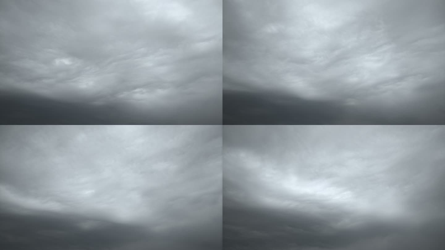 雨前多云的天空乌云密布台风遮天蔽日