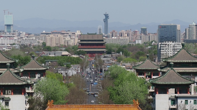 北京老城天际线文化商业街文化交流中国古城