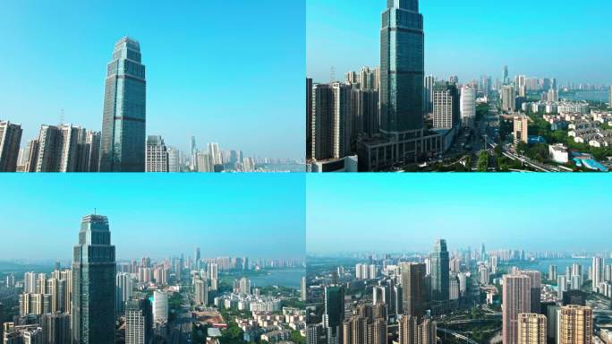 武汉城市地标实拍4K