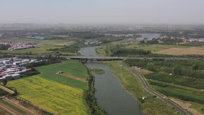 河南许昌长葛城市地标航拍