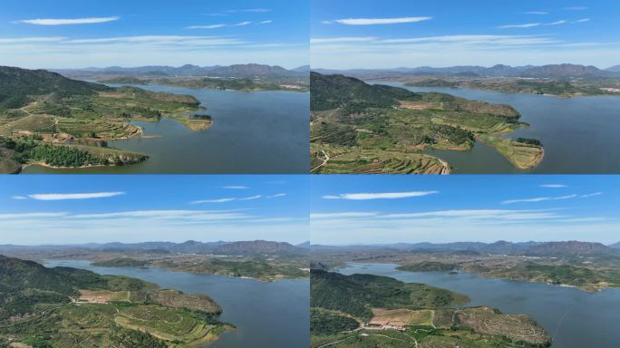 秦皇岛 洋河水库 野鸡山 湖泊 水库