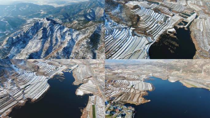 雪后昆嵛山/雪后梯田