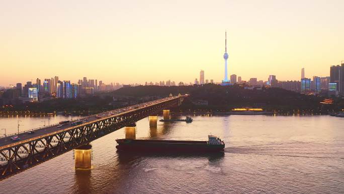 长江大桥产业进步经济发展宜居生活