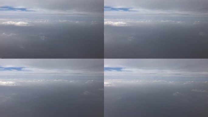 太空云层航拍地球唯美延时云朵