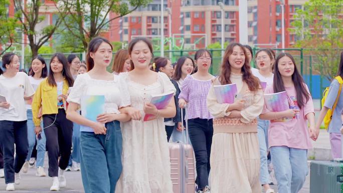 学生意气风发