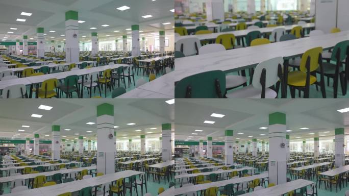 学校食堂空镜头