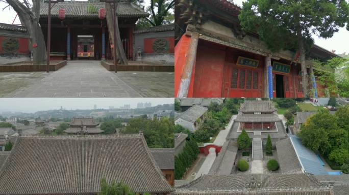 4k航拍韩城文庙