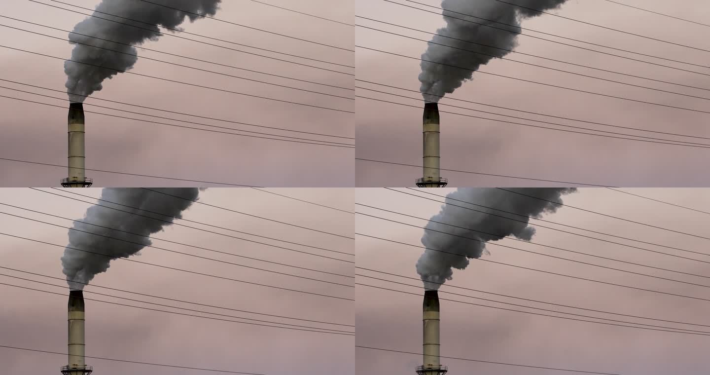 工业冶炼厂污染烟囱