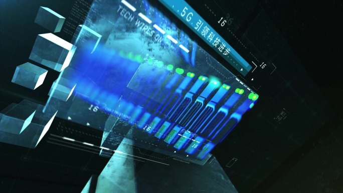 科技图文展示太空广播AE模板
