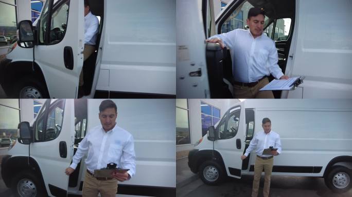 公司业务中的年轻成年服务工人商人哥伦比亚年轻成年男性工作4K视频系列