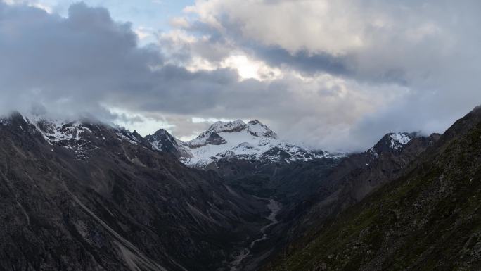 甘孜雪山4k延时