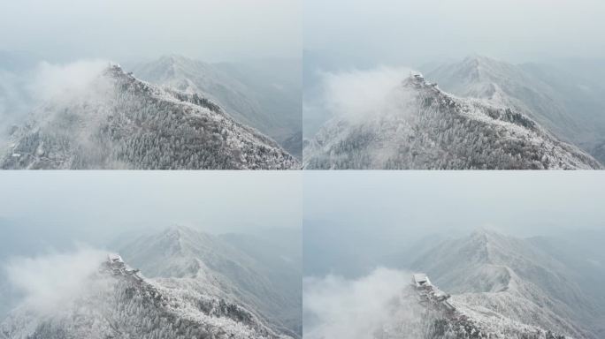 湖南衡阳南岳衡山航拍