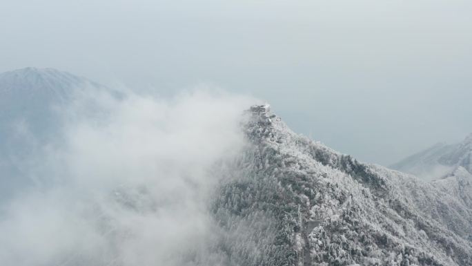 湖南衡阳南岳衡山航拍